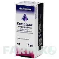 КОМБІГАН (COMBIGAN) краплі 5 мл - Тимолол, Бримонідин EMRA-MED