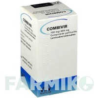 КОМБІВІР (COMBIVIR) 150 мг/300 мг таблетки 60 шт - Зидовудин, Ламівудин CC PHARMA