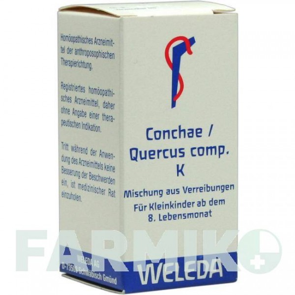 КОНХЕ КВЕРКУС (CONCHAE QUERCUS) тритурація 20 г - Гомеопатія WELEDA