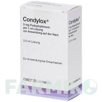 КОНДИЛОКС (CONDYLOX) раствор 3,5 мл - Подофиллотоксин 1 0 1 CAREFARM