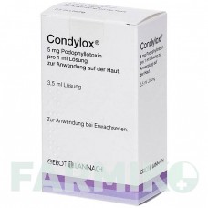 КОНДИЛОКС (CONDYLOX) розчин 3,5 мл - Подофілотоксин 1 0 1 CAREFARM
