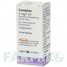 КОНДИЛОКС (CONDYLOX) розчин 3,5 мл - Подофілотоксин KOHLPHARMA
