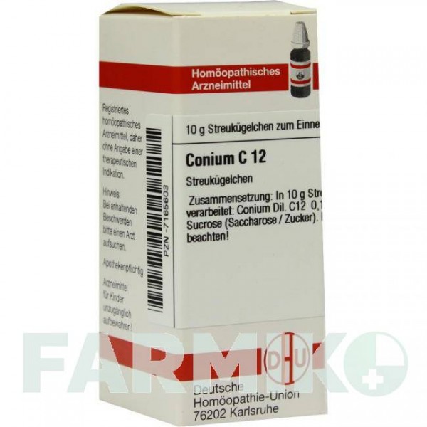 КОНИУМ (CONIUM) C 12 глобули 10 г - Гомеопатия DHU