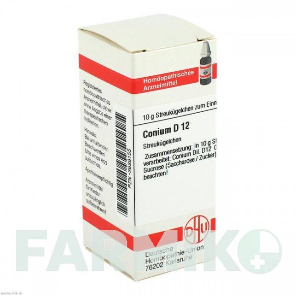 КОНИУМ (CONIUM) D 12 глобули 10 г - Гомеопатия DHU