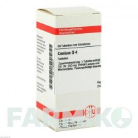 КОНИУМ (CONIUM) D 4 таблетки 80 шт - Гомеопатия DHU