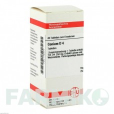 КОНИУМ (CONIUM) D 4 таблетки 80 шт - Гомеопатия DHU