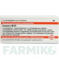 КОНИУМ (CONIUM) LM VI глобули 5 г - Гомеопатия DHU