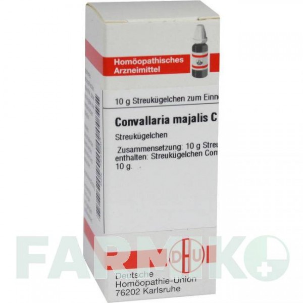КОНВАЛЛЯРИЯ МАЙАЛИС (CONVALLARIA MAJALIS) C 30 глобули 10 г - Гомеопатия DHU