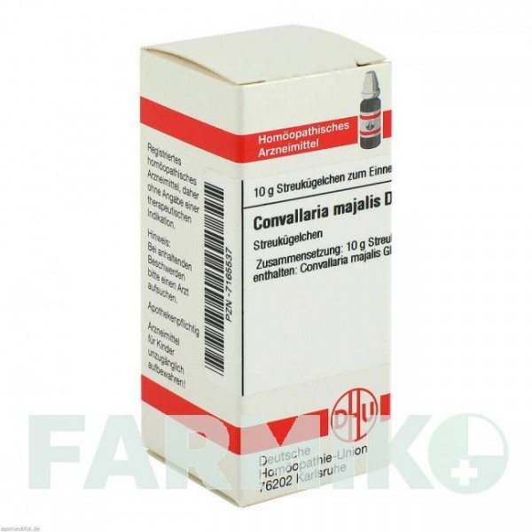 КОНВАЛЛЯРИЯ МАЙАЛИС (CONVALLARIA MAJALIS) D 12 глобули 10 г - Гомеопатия DHU