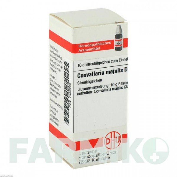 КОНВАЛЛЯРИЯ МАЙАЛИС (CONVALLARIA MAJALIS) D 6 глобули 10 г - Гомеопатия DHU