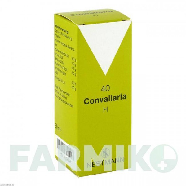 КОНВАЛЛЯРІЯ (CONVALLARIA) краплі 50 мл - Гомеопатія NESTMANN PHARMA