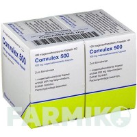 КОНВУЛЕКС (CONVULEX) 500 мг капсулы 200 шт - Вальпроевая кислота BIOMO PHARMA