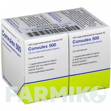 КОНВУЛЕКС (CONVULEX) 500 мг капсулы 200 шт - Вальпроевая кислота BIOMO PHARMA