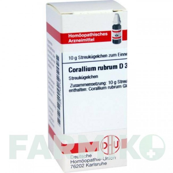 КОРАЛЛИУМ РУБРУМ (CORALLIUM RUBRUM) D 30 глобули 10 г - Гомеопатия DHU