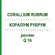 КОРАЛЛИУМ РУБРУМ (CORALLIUM RUBRUM) Q 16 раствор 15 мл - Гомеопатия GUDJONS