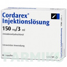 КОРДАРЕКС (CORDAREX) ампулы 6x3 мл - Амиодарон SANOFI