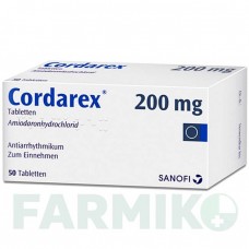 КОРДАРЕКС (CORDAREX) таблетки 50 шт - Амиодарон SANOFI