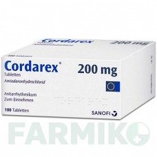 КОРДАРЕКС (CORDAREX) таблетки 100 шт - Амиодарон SANOFI
