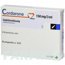 КОРДАРОН (CORDARONE) ампулы 6x3 мл - Амиодарон EMRA-MED
