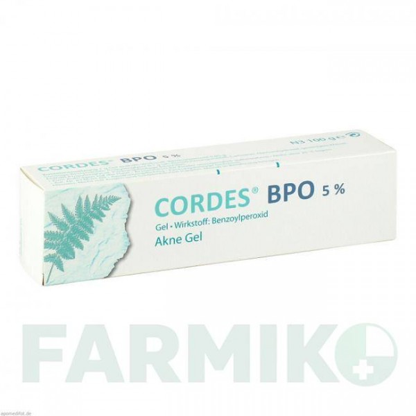 КОРДЕС (CORDES) 5% гель 100 г - Бензоил пероксид ICHTHYOL-GESELLSCHAFT CORDES