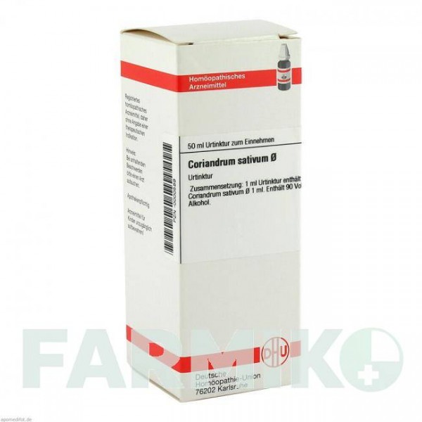 КОРИАНДРУМ (CORIANDRUM) D 1 раствор 50 мл - Гомеопатия DHU