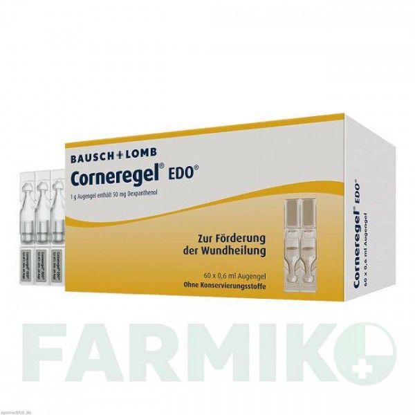 КОРНЕРЕГЕЛЬ (CORNEREGEL) гель 60x0,6 мл - Декспантенол DR.GERHARD MANN