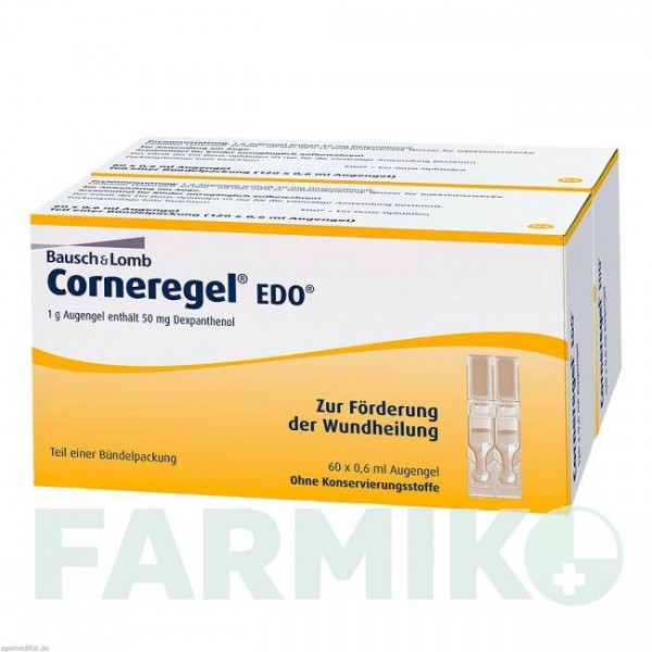 КОРНЕРЕГЕЛЬ (CORNEREGEL) гель 120x0,6 мл - Декспантенол DR.GERHARD MANN