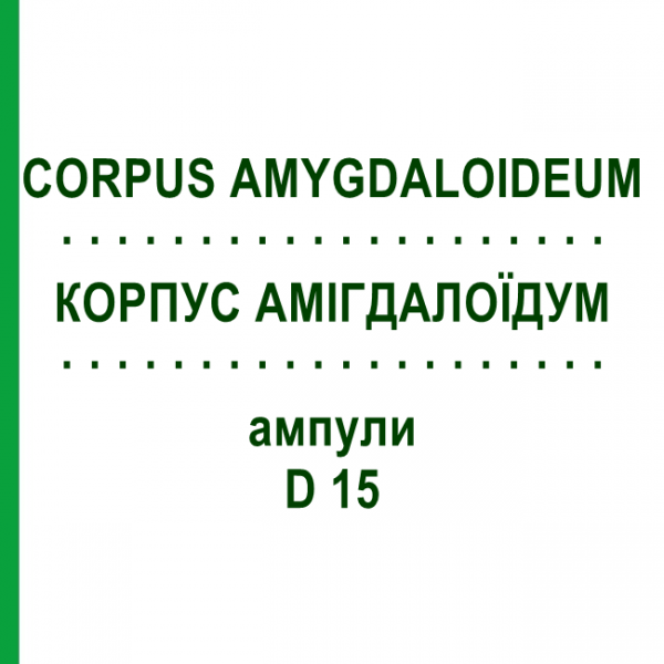 КОРПУС АМІГДАЛОЇДУМ (CORPUS AMYGDALOIDEUM) D 15 ампули 10x1 мл - Гомеопатія WALA HEILMITTEL