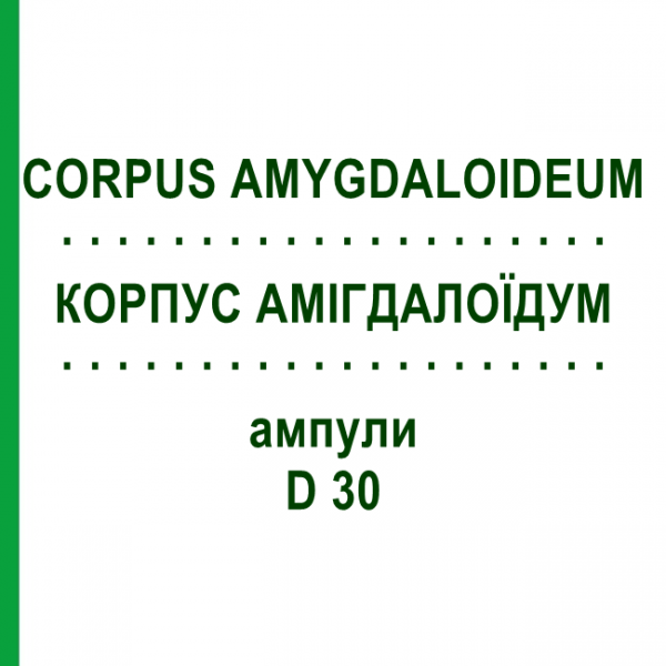 КОРПУС АМІГДАЛОЇДУМ (CORPUS AMYGDALOIDEUM) D 30 ампули 10x1 мл - Гомеопатія WALA HEILMITTEL