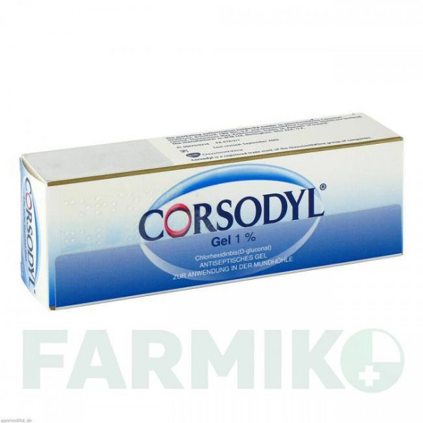 КОРСОДИЛ (CORSODYL) гель 50 г - Хлоргексидин KOHLPHARMA