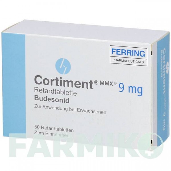 КОРТИМЕНТ (CORTIMENT) 9 мг таблетки 50 шт - Будесонид AXICORP PHARMA