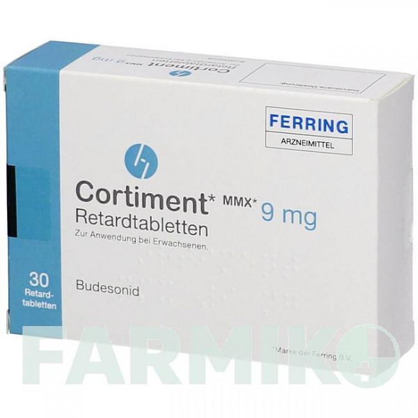 КОРТИМЕНТ (CORTIMENT) 9 мг таблетки 30 шт - Будесонид EMRA-MED