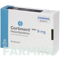 КОРТИМЕНТ (CORTIMENT) 9 мг таблетки 50 шт - Будесонід EMRA-MED