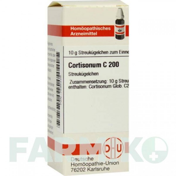 КОРТИЗОНУМ (CORTISONUM) C 200 глобули 10 г - Гомеопатія DHU