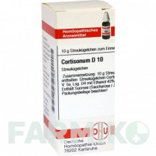 КОРТИЗОНУМ (CORTISONUM) D 10 глобули 10 г - Гомеопатія DHU