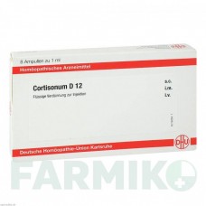 КОРТИЗОНУМ (CORTISONUM) D 12 ампули 8x1 мл - Гомеопатія DHU