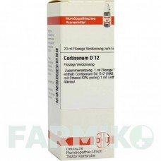 КОРТИЗОНУМ (CORTISONUM) D 12 раствор 20 мл - Гомеопатия DHU