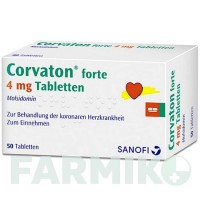 КОРВАТОН (CORVATON) 4 мг таблетки 50 шт - Молсидомин CHEPLAPHARM