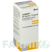 КОСОПТ (COSOPT) 20 мг/мл + 5 мг/мл краплі 1x5 мл - Тимолол, Дорзоламід SANTEN