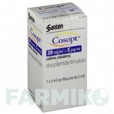 КОСОПТ (COSOPT) краплі 5 мл - Тимолол, Дорзоламід EMRA-MED