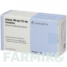 КОТАРЕГ (COTAREG) 160 мг/12,5 мг таблетки 98 шт - Валсартан, Гідрохлоротіазид KOHLPHARMA