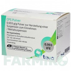 КПС (CPS) порошок 15x2x15 г - Полістирол сульфонат TEVA