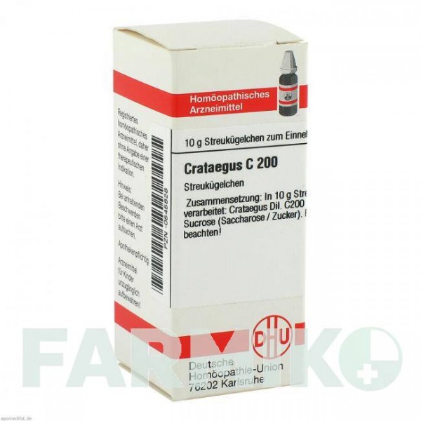КРАТЕГУС (CRATAEGUS) C 200 глобули 10 г - Гомеопатия DHU