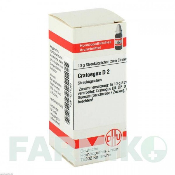 КРАТЕГУС (CRATAEGUS) D 2 глобули 10 г - Гомеопатия DHU