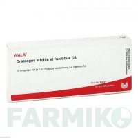 КРАТЕГУС (CRATAEGUS) D 3 ампули 10x1 мл - Гомеопатія WALA HEILMITTEL