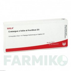 КРАТЕГУС (CRATAEGUS) D 3 ампули 10x1 мл - Гомеопатія WALA HEILMITTEL