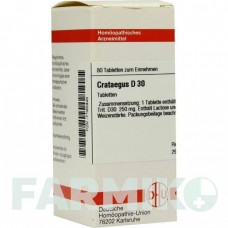 КРАТЕГУС (CRATAEGUS) D 30 таблетки 80 шт - Гомеопатия DHU