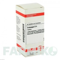 КРАТЕГУС (CRATAEGUS) D 4 таблетки 80 шт - Гомеопатия DHU