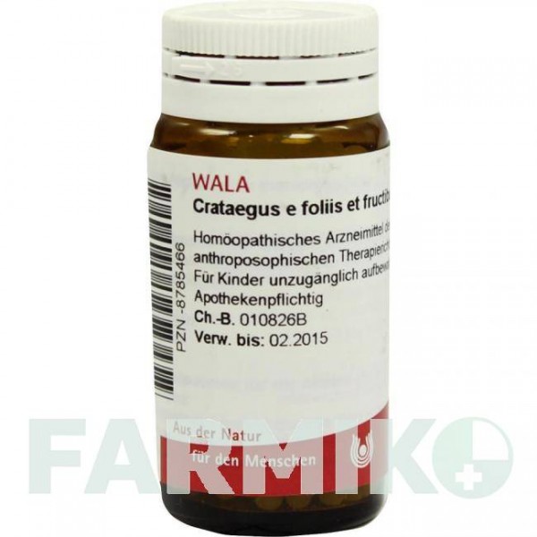 КРАТЕГУС (CRATAEGUS) D 6 глобули 20 г - Гомеопатія WALA HEILMITTEL