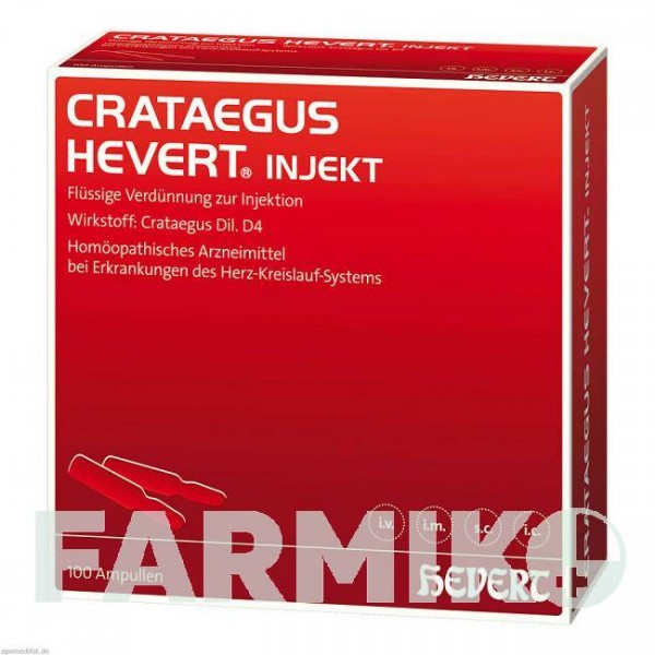 КРАТЕГУС (CRATAEGUS) ампулы 100 шт - Гомеопатия HEVERT